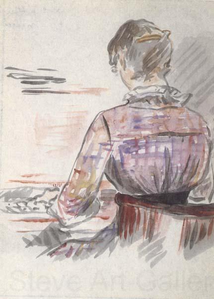 Edouard Manet Femme Jouant du piano (mk40) Spain oil painting art